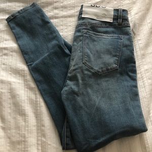 BDG high waisted light wash jeans
